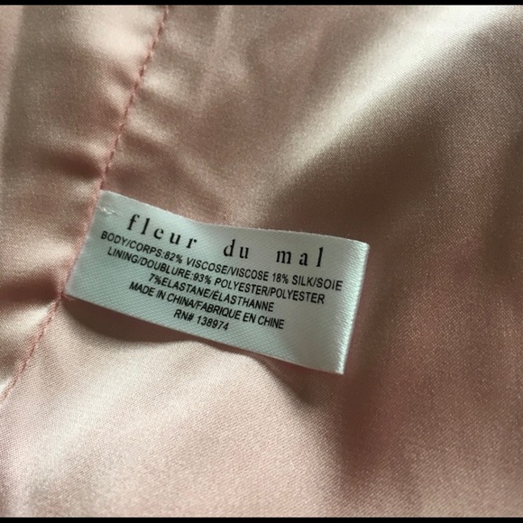 Fleur du Mal Flamingo Velvet Rider Jacket - Picture 4 of 7